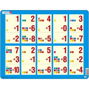 Larsen Puzzle Cadre - Apprendre à Compter : L'Addition de 1 à 10