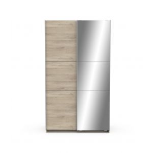 Demeyere Armoire 2 portes coulissantes et miroir - L116,5 cm