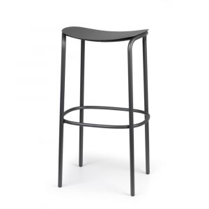 Scab Tabouret design, Tabouret design indoor / outdoor Trick - 65 cm Anthracite en Metal design