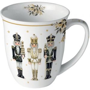 Ambiente Mug en porcelaine fine casse-noisette