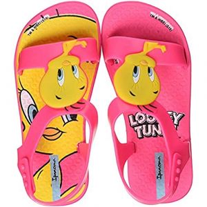 Ipanema Looney Tunes Baby, Sandale Plate b&eacute;b&eacute; Fille, Rosa, 25.5 EU