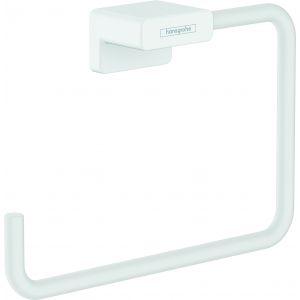 Hansgrohe Anneau porte-serviette AddStoris, blanc mat
