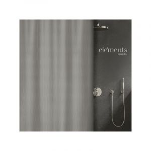 Spirella Elements by rideau de douche Polyester MERA 240x180cm Gris