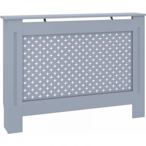 VidaXL Cache-radiateur Anthracite 112x19x81 cm mdf Anthracite