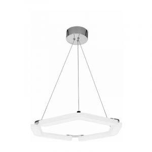 CristalRecord Boomerang - Lampe, design moderne, LED, 45 W, lumière chaude, 2880 lm
