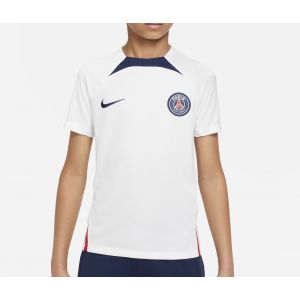 Nike Paris Saint-germain T-shirt Dri-fit Strike - Blanc/bleu Marine Enfant, pointure L: 147-158 cm - Blanc - Taille L: 147-158 cm