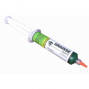 M&eacute;duze - Graisse verte en seringue 25g - Grade nlgi 2 - Extr&ecirc;me pression - Usage facile et propre - Refermable - Multiusages