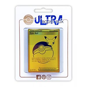 My-booster Poké Ball SWSH146 Dresseur Secrète Gold - Ultraboost X Epée et Bouclier - Célébrations - 25 Ans - Coffret de 10 Cartes Pokémon Françaises