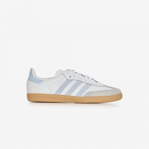 Adidas Samba Og Blanc/bleu - Enfant -