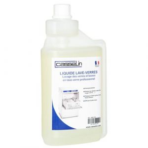 Casselin Lot de 6 - Liquide de lavage pour lave-verres 1L-CL6LLLV1L