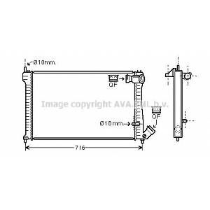 Ava Quality Cooling Radiateur (247CNA2102)