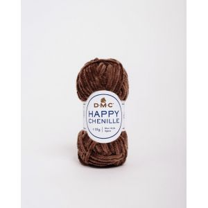 Image de Dmc Fil velours Happy chenille - Crochet et Tricot - Marron Glacé - 15 g