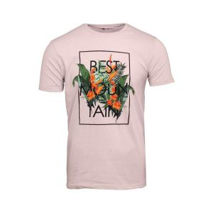 Best Mountain Tee Shirt Imprim&eacute; Plantes Tropicales Homme