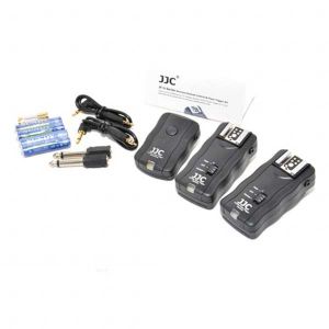 Jjc Kit de déclenchement sans fil JF-U2 (1 émetteur / 2 récepteurs)