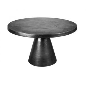 Table passion Table ronde chloé noire 50x49 cm 49 Noir