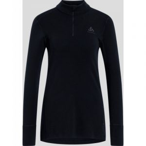 Odlo Merino 260 Turtle Neck LS 12 Zip - Sous-vtement mrinos femme Black S