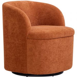 Fauteuil Swivel Pivotant avec Pouf Scandinave - Nordlys