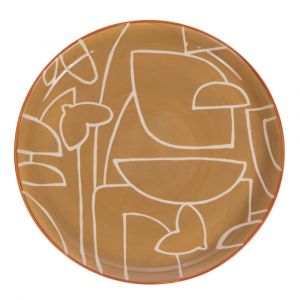 Amadeus Lot de 6 assiettes à dessert 21 cm décoré en grès