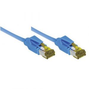 Câble RJ45 CAT 7 S/FTP a connecteurs CAT 6a - Bleu - (5m)