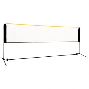 Image de VidaXL Filet de badminton réglable 400x103x94-158 cm Métal