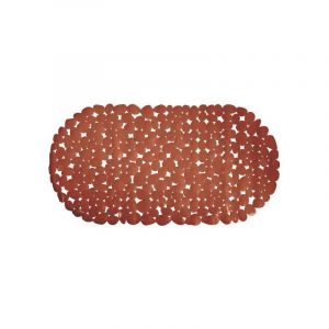 MSV Tapis antidérapant fond de baignoire pvc 35x68cm Terracotta - Terracotta