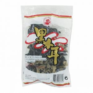 Champignons noirs déshydratés / séchés - Marque Coq - 80G - 2 sachets