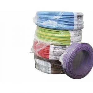 Multimedia Connect Fil souple HO5V-K 0.75 rouge en couronne de 100 m&egrave;tres - ID CABLES