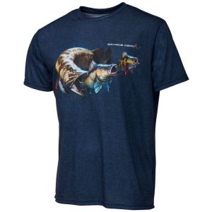 Image de Savage Gear T-shirt à Manches Courtes Cannibal S Blue