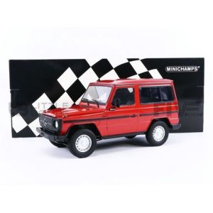 Image de Minichamps Voiture Miniature de Collection 1-18 - MERCEDES-BENZ G Model Short W460 - 1980 - Red - 155038002