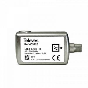 Image de Televes Filtre LTE HR F 47-694MHz (C21-48)