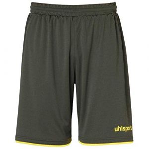 Uhlsport Pantalons Club - Dark Olive / Fluor Yellow - Taille S