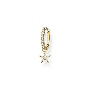 Thomas Sabo Boucles d'oreille 925 Argent Oxyde de Zirconium femme, Or, OneSize - CR707-414-14