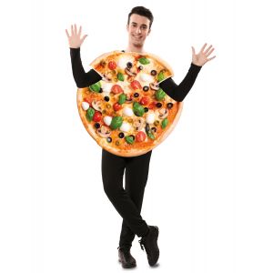 D&eacute;guisement pizza adulte - Couleur Multicolore - Taille Taille unique (ML)