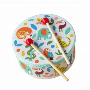 Tambour avec baguettes Rex London Wild Wonders