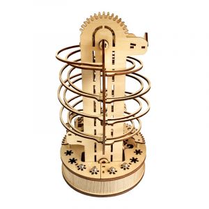 Dam Maquette en bois 3d, avec un mouvement m&eacute;canique.