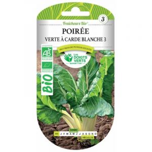 Les doigts verts Graines poir&eacute;e verte &agrave; carde blanche bio