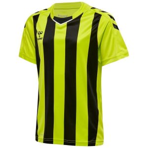 Hummel Maillot &agrave; manches courtes, pointure 128 cm - Noir;Jaune - Taille 128 cm
