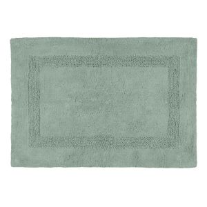 Stof Tapis d'Intérieur - Taille 50x80 cm - 100% Coton - Couleur Lichen - Modèle Softness - Idéal dans Toutes Les pièces de la Maison - Lavable - Doux et Confortable