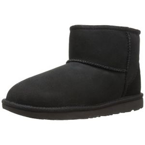 UGG australia UGG K Classic Mini II stivaletto Bambina PELLE BLACK NERO 1017715K inverno 2018