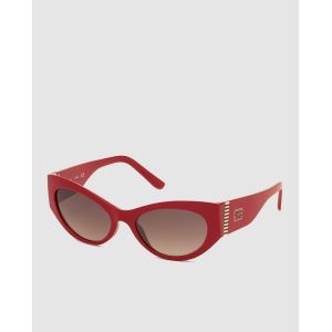 Guess Lunettes de soleil oeil de chat Rouge - Taille 55
