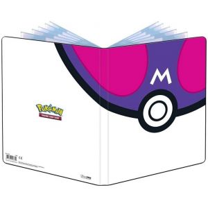 Image de Asmodée PORTFOLIO / ALBUM / CAHIER RANGE CARTE POKEMON FORMAT A4 JUSQU’À 180 CARTES - MASTER BALL
