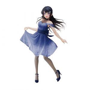 Taito Rascal Does Not Dream of Bunny Girl Senpai Statuette PVC Mai Sakurajima Robe Transparente Ver. Renewal Edition 20 cm