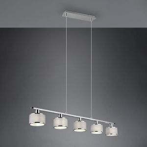 Trio Leuchten Kaprun Suspension E14, 5 sources lumineuses, 311600506,