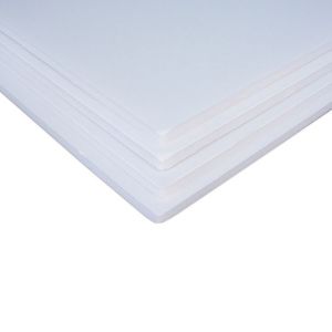 Lot de 4 cartons mousse 5 mm 2 faces de papier couch&eacute; A3 - Airplac