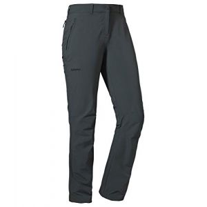 Schöffel Engadin1 Pantalon Femme, gris EU 24 (Short) Pantalons trekking & randonnée