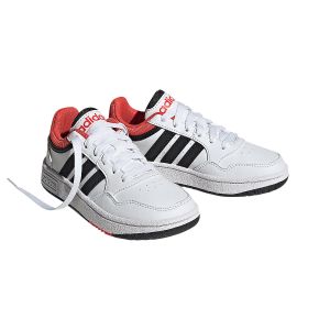 Adidas Chaussures basses cuir ou simili Hoops 3.0 k Blanc Taille : 35.5