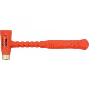 Yato Marteau &agrave; chocs professionnel - Diam&egrave;tre : 20 mm - 300 g - Avec t&ecirc;te en laiton et billes en acier pour une absorption optimale des chocs