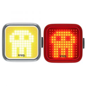 Knog Blinder X Set 200 / 100 Lumens Black / Red / Yellow - Black / Red / Yellow - Taille 200 / 100 Lumens