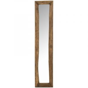 Miroir à Poser Déco en Bois "Slim" 120cm Marron Prix