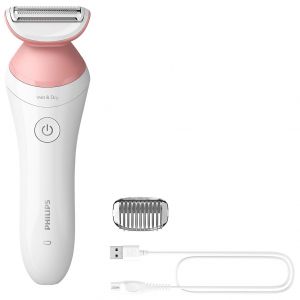 Philips Rasoir femme BRL146/20 Wet&Dry sans fil t&ecirc;te flottante rose